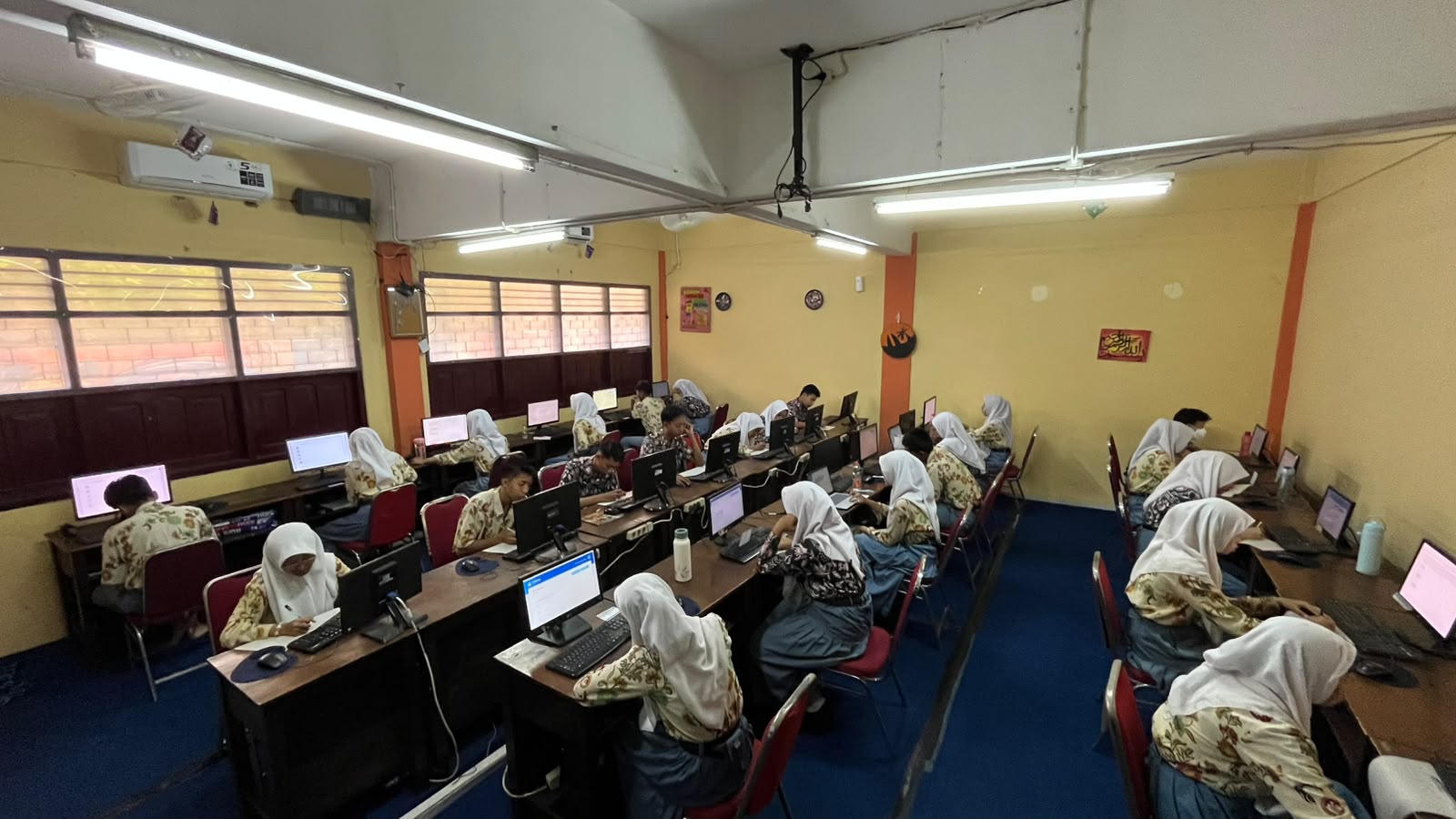 Gladi Bersih TKA Hari Ketiga: Siswa Hadapi Matematika di Tengah Kendala Teknis